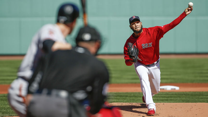 Boston Red Sox pitcher Eduardo Rodriguez