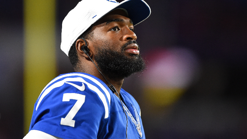 Indianapolis Colts quarterback Jacoby Brissett (7)