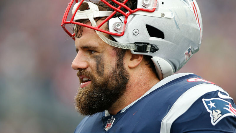 New England Patriots fullback James Develin
