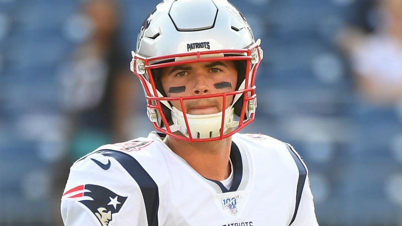 New England Patriots quarterback Jarrett Stidham
