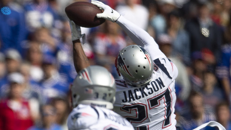 Patriots cornerback JC Jackson