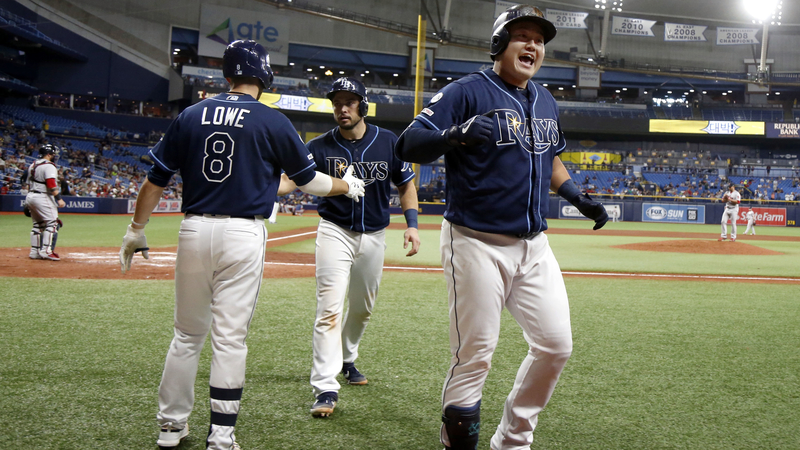Tampa Bay Rays First Baseman Ji-Man Choi