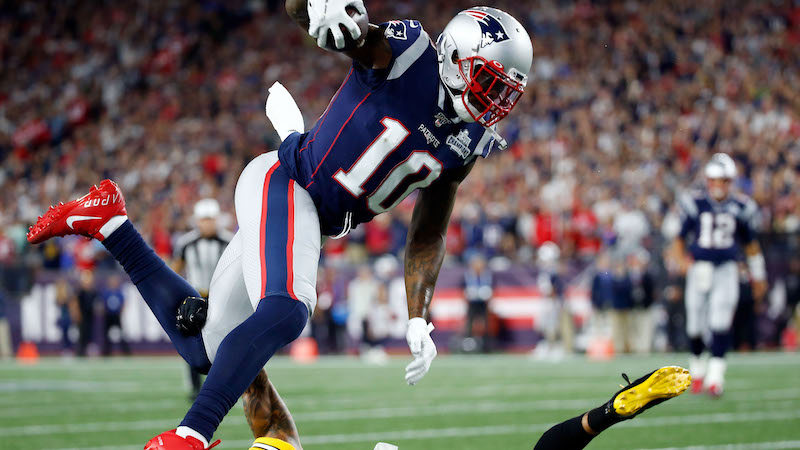 Patriots wide receiver Josh Gordon