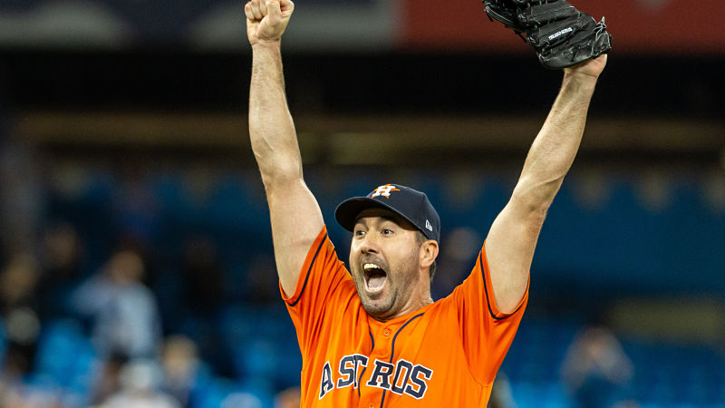 Houston Astros starting pitcher Justin Verlander