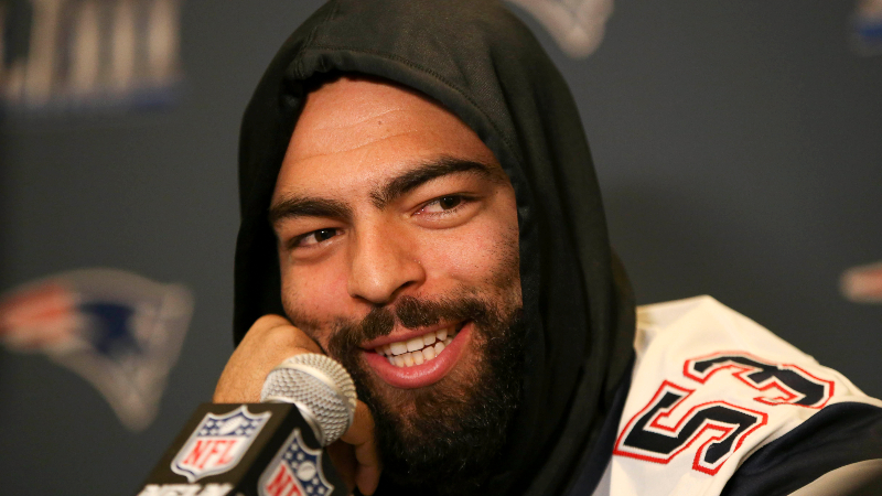 New England Patriots middle linebacker Kyle Van Noy