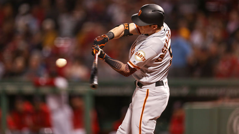 San Francisco Giants left fielder Mike Yastrzemski