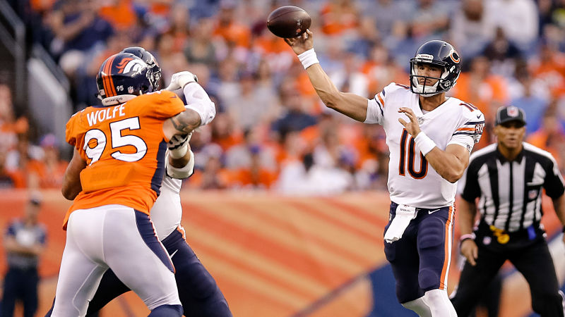 Chicago Bears quarterback Mitchell Trusbisky