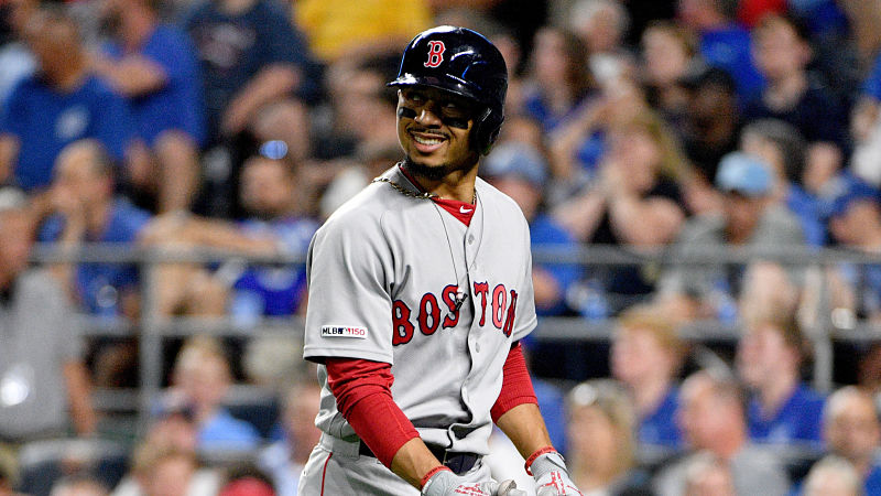 Boston Red Sox outfielder Mookie Betts