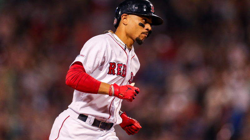 Boston Red Sox right fielder Mookie Betts