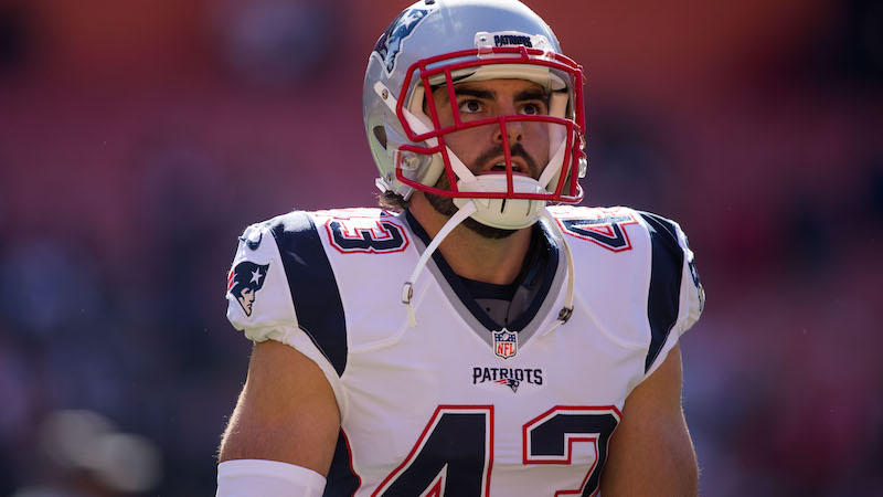 Patriots safety Nate Ebner