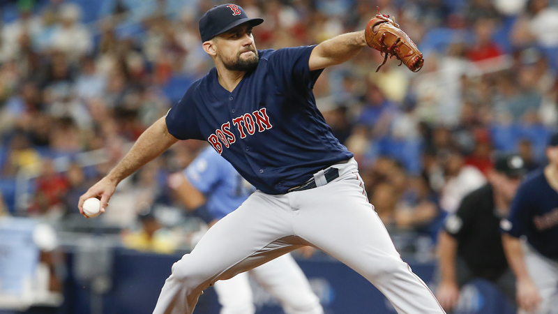 Boston Red Sox's Nathan Eovaldi