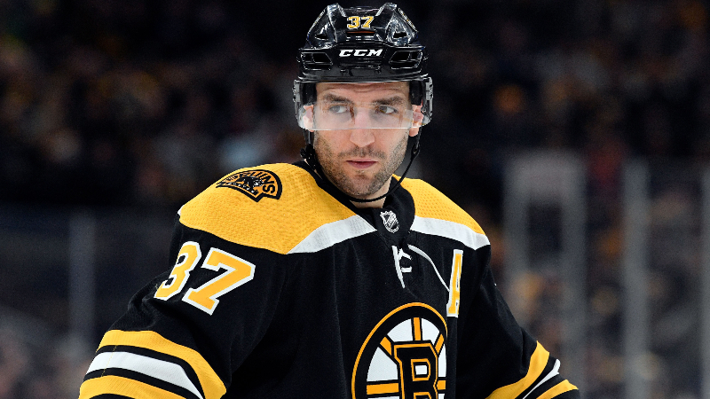 Boston Bruins center Patrice Bergeron