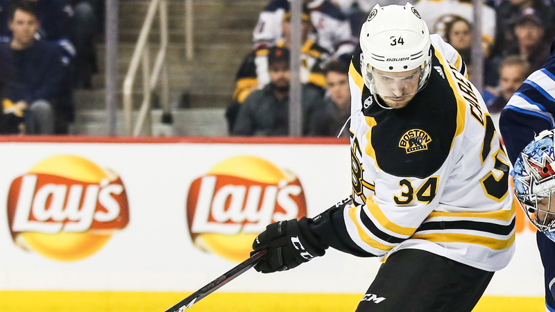 Bruins winger Paul Carey