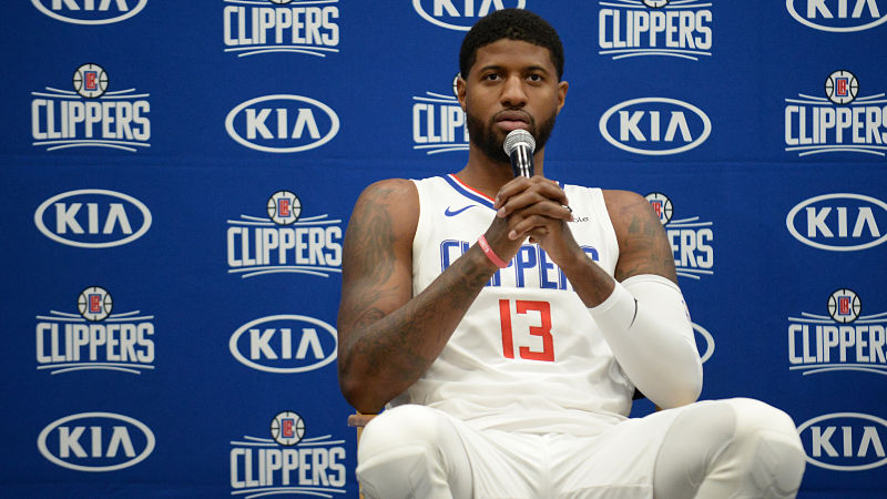 Los Angeles Clippers forward Paul George