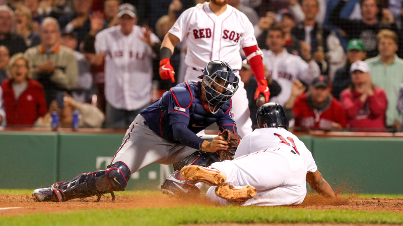 Red Sox third baseman Rafael Devers