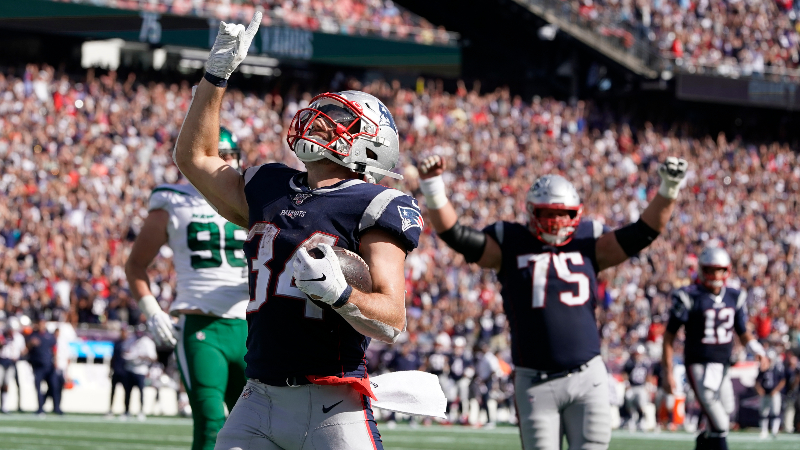 New England Patriots running back Rex Burkhead