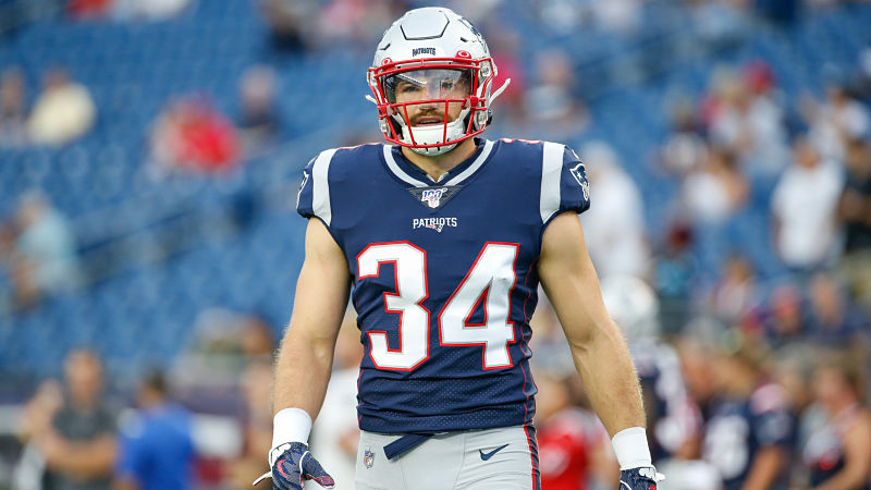 New England Patriots running back Rex Burkhead