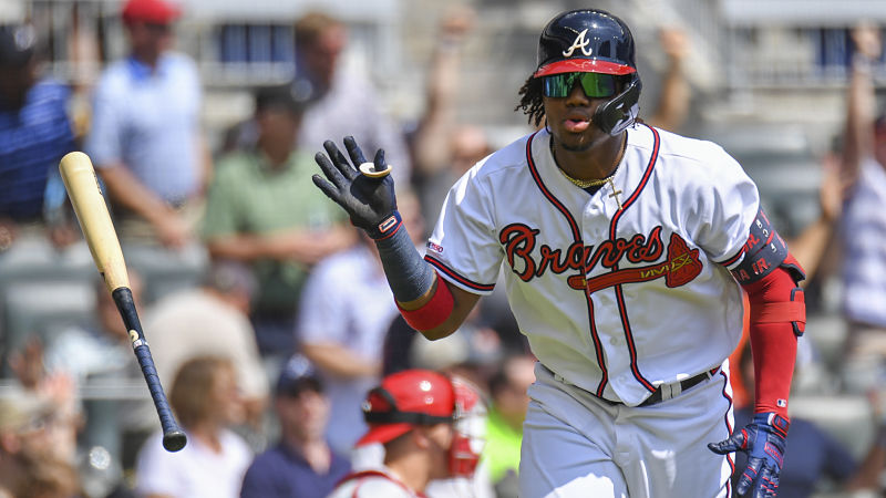Atlanta Braves center fielder Ronald Acuna Jr.