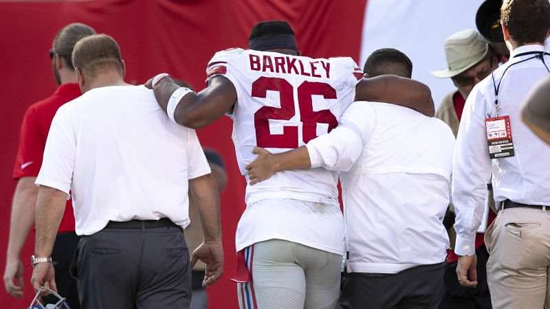 New York Giants running back Saquon Barkley