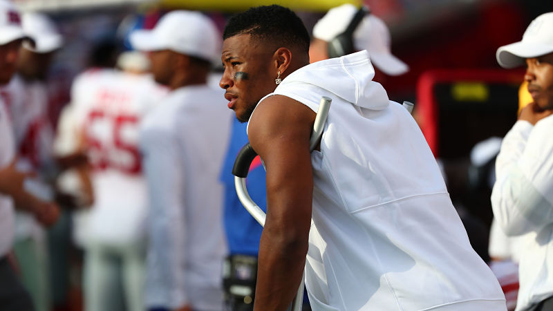 New York Giants running back Saquon Barkley