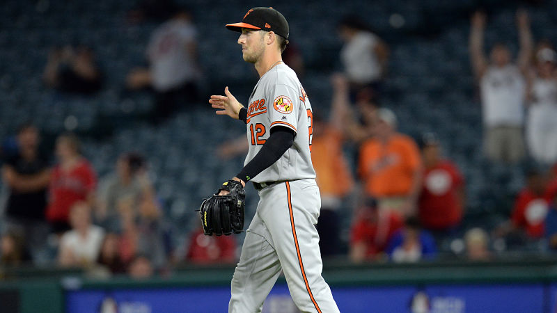 Baltimore Orioles outfielder Stevie Wilkerson