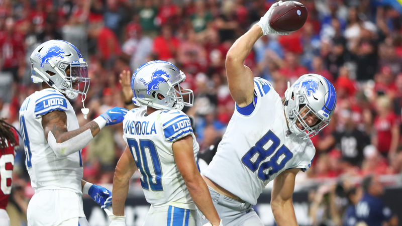 Lions tight end T.J. Hockenson