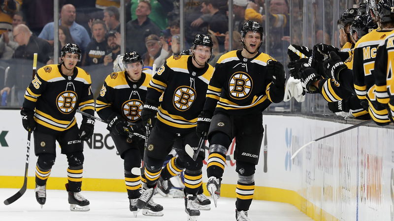 Boston Bruins Left Wing Anders Bjork