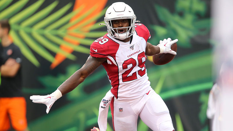 Arizona Cardinals running back Chase Edmonds