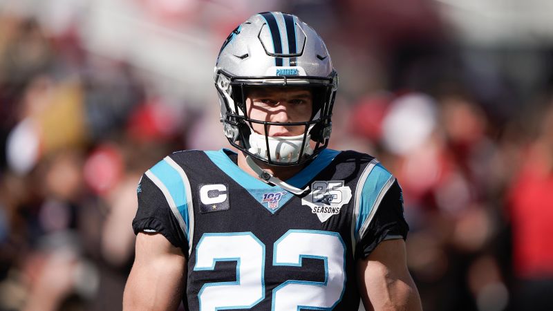 Carolina Panthers running back Christian McCaffrey