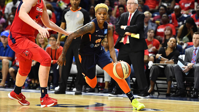 Connecticut Sun guard Courtney Williams