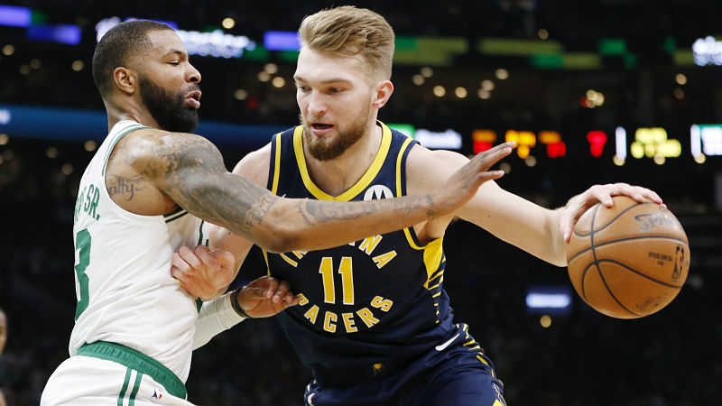 Indiana Pacers center Domantas Sabonis