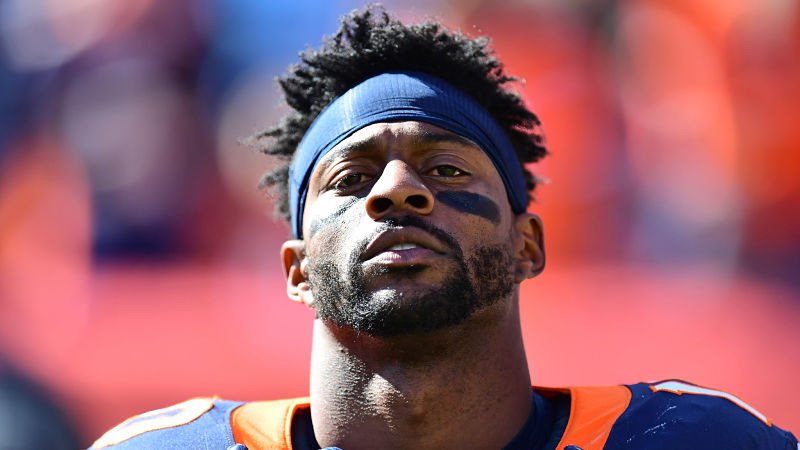 Denver Broncos receiver Emmanuel Sanders