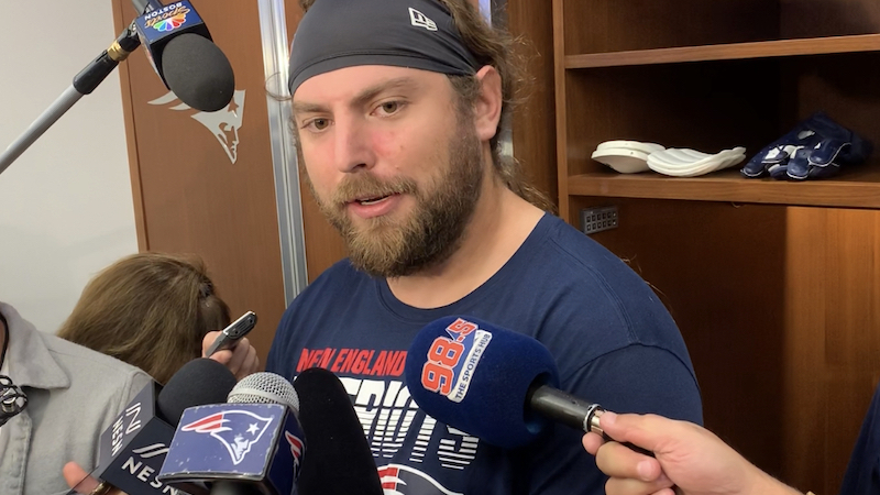 Patriots tight end Eric Tomlinson
