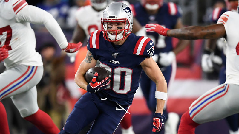 New England Patriots receiver Gunner Olszewski