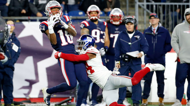 Patriots wide receiver Jakobi Meyers