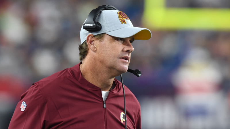 Washington Redskins coach Jay Gruden