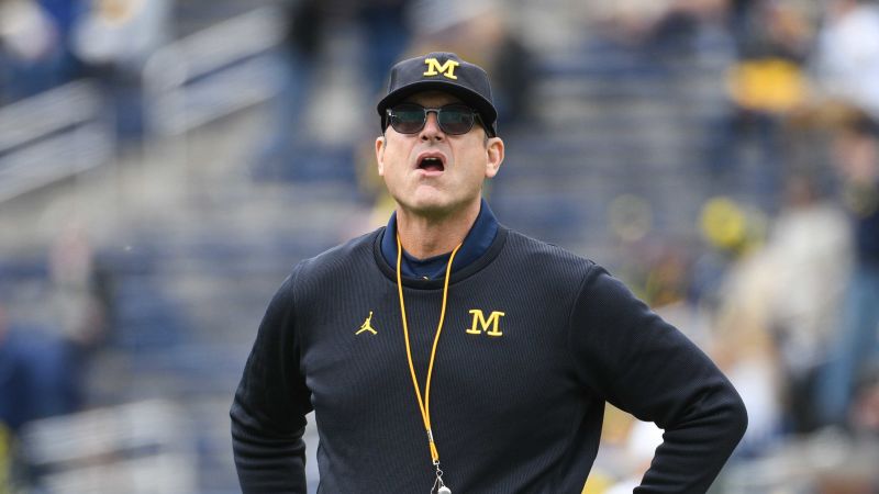Michigan Wolverines head coach Jim Harbaugh