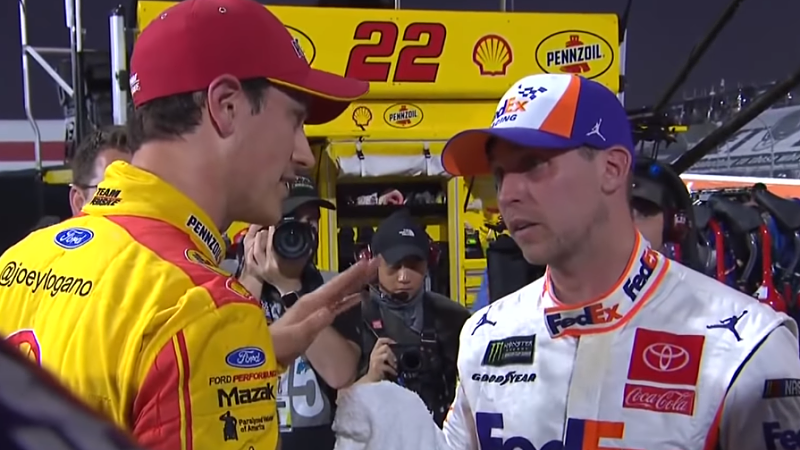 Joey Logano, Denny Hamlin