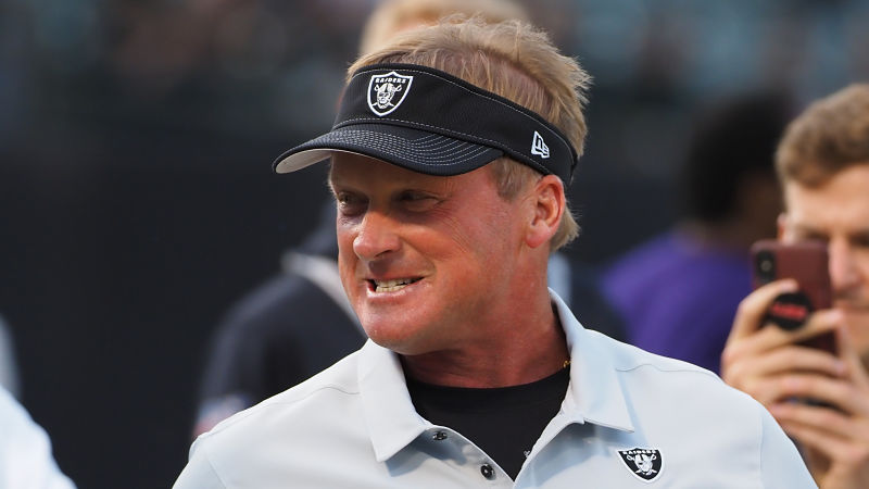 Oakland Raiders head coach Jon Gruden