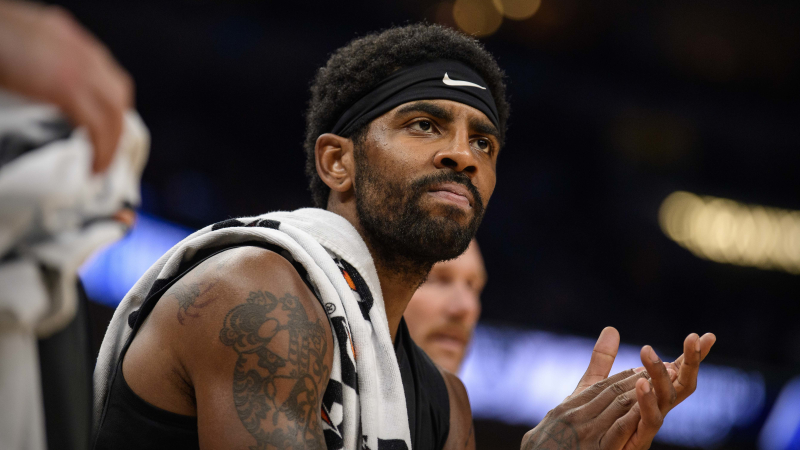 Brooklyn Nets point guard Kyrie Irving