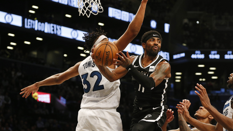 Nets guard Kyrie Irving