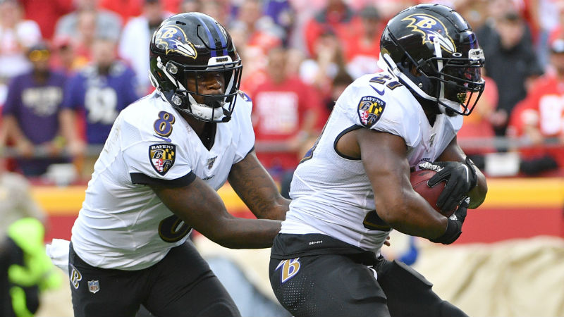 Baltimore Ravens quarterback Lamar Jackson