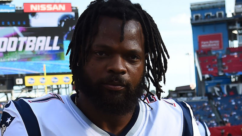 Patriots defensive end Michael Bennett