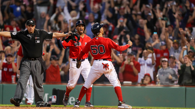 Boston Red Sox right fielder Mookie Betts