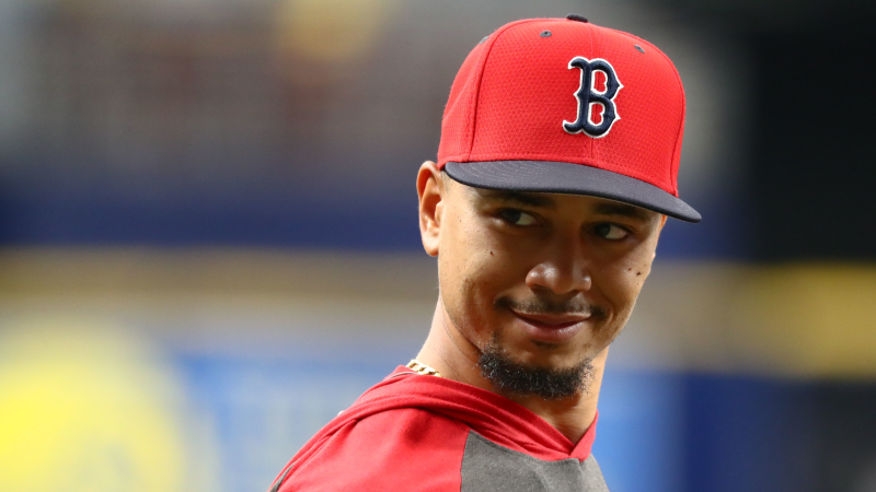 Boston Red Sox right fielder Mookie Betts