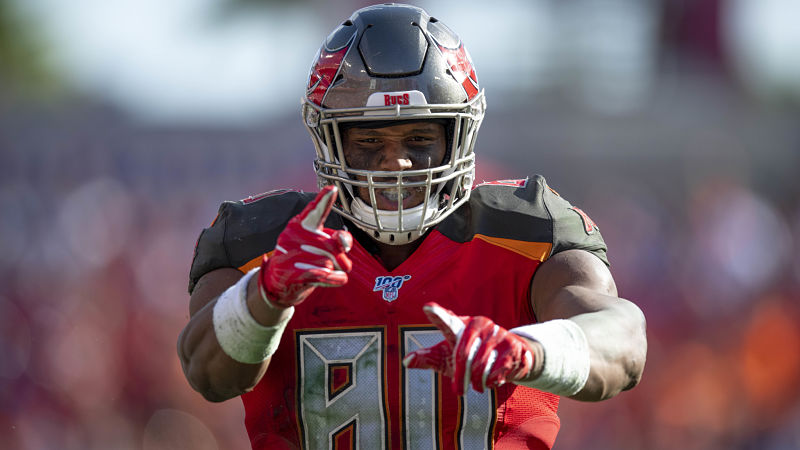 Tampa Bay Buccaneers tight end O.J. Howard