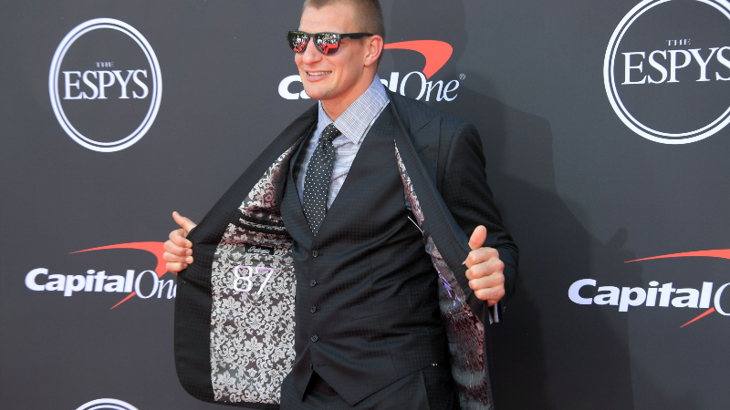 Former New England Patriots tight end Rob Gronkowski