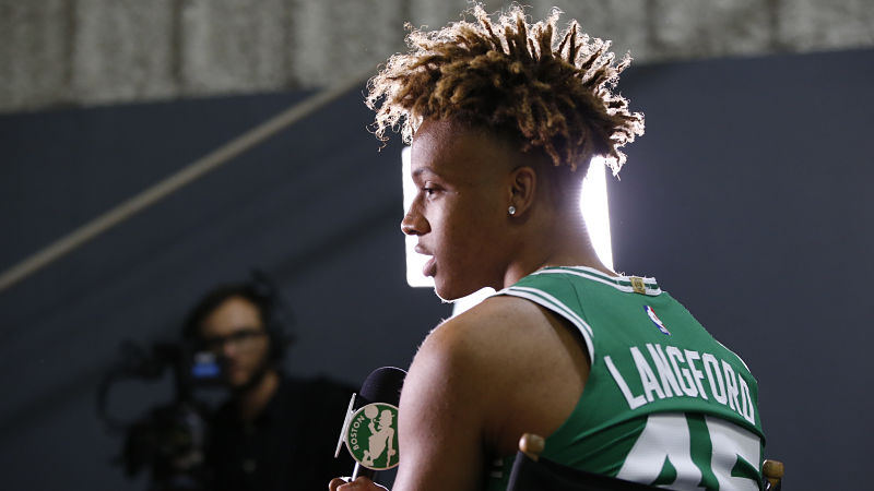 Boston Celtics guard Romeo Langford