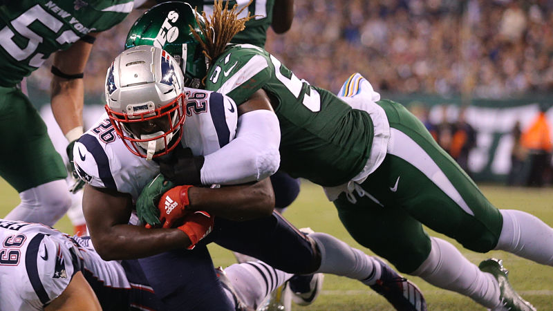 New England Patriots running back Sony Michel