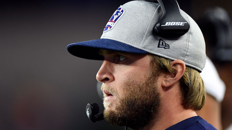 Patriots safeties coach Steve Belichick